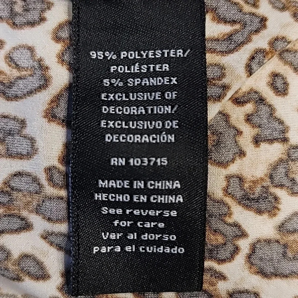 Zac & Rachel Woman Animal print blouse. 3/4 sleeve - Picture 5 of 7